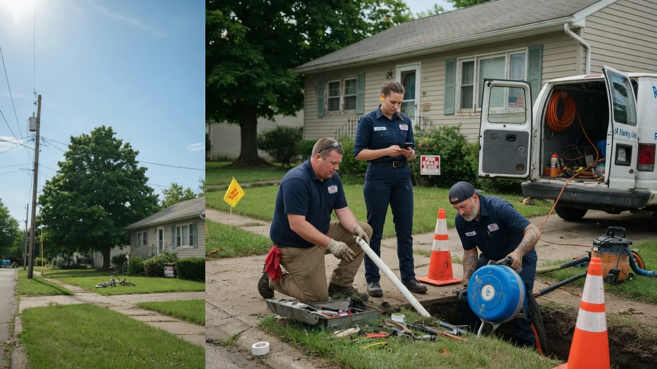 Sewer Line Repair in Cordova, IL near me
